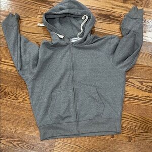 Heather Gray Hoodie men size m like new